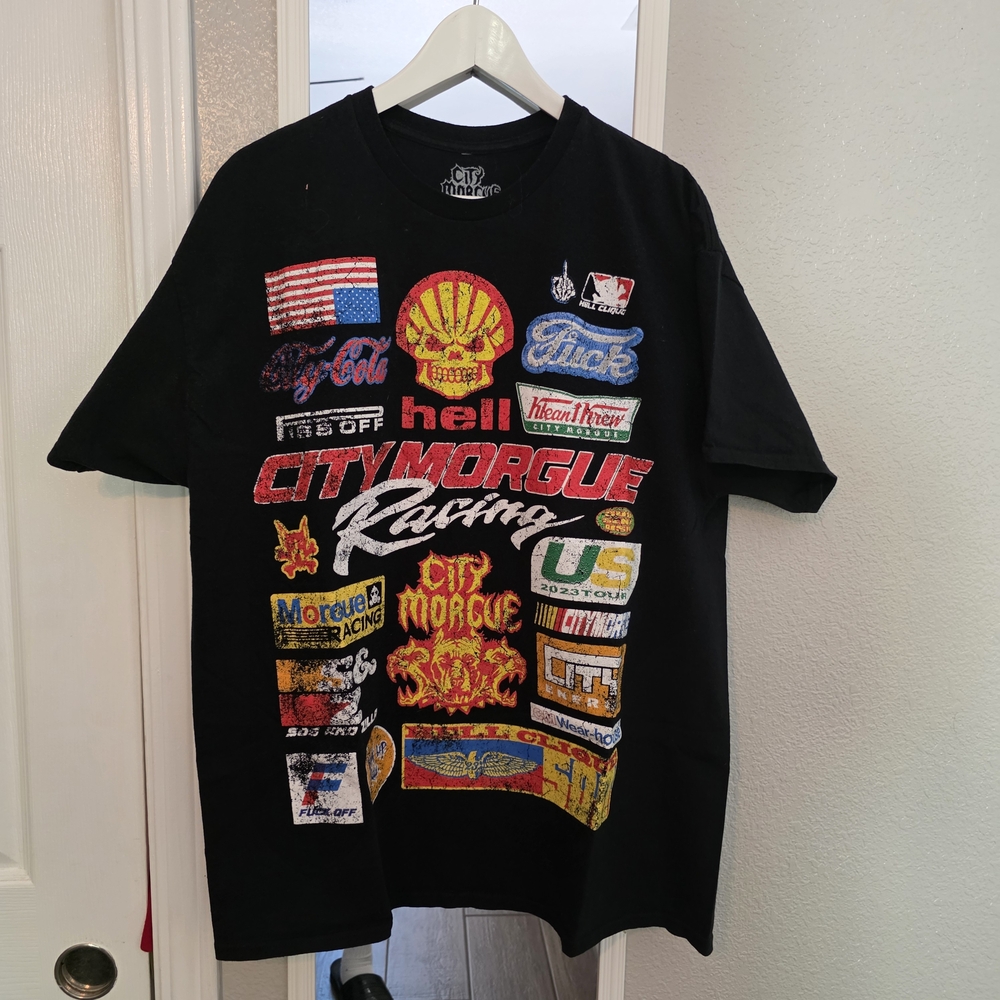 Racing Graphic T-Shirt - Black